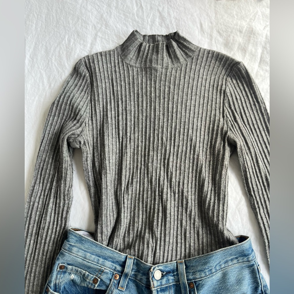 Grey Turtleneck